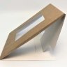 Коробка 24*24*0,5см Конверт, бурый, 1/100