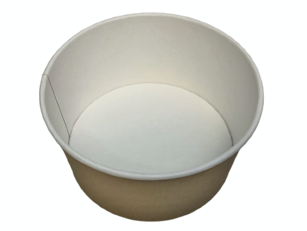 Коробка Round Bowl 1000 Kraft Lid, 15*15*8см, 1/45