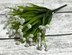 Гипсофила круглая 1*27см, 7 веток, белый