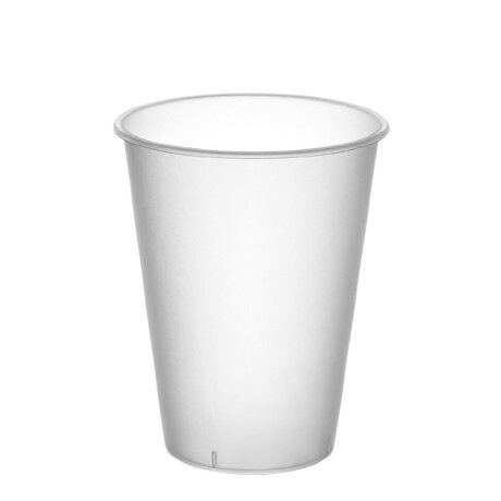 Стакан 375мл Bubble Cup, прозрачный, МАТОВЫЙ, 1/25, 1/50