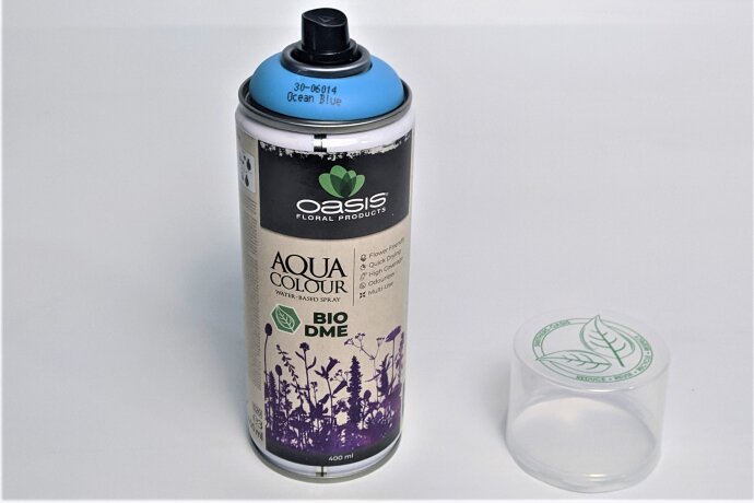 Спрей-краска Oasis Aqua Color на водной основе, 400 мл, синий океан, арт. 30-06014