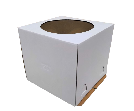 Коробка 24*24*22см с окном, белый, 1/10