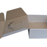 Коробка 32*28*11см Do Box, с ручками, белая, 1/50