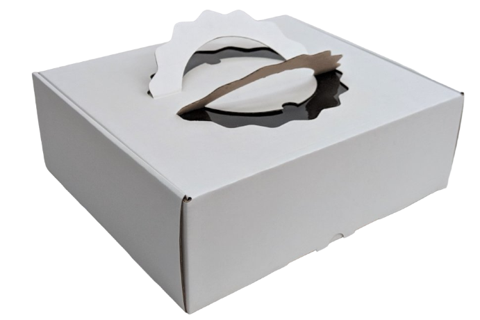 Коробка 32*28*11см Do Box, с ручками, белая, 1/50