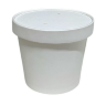 Коробка Round Bowl 400 PP,10*10*8,5см, белая, крышка картонная, 1/30