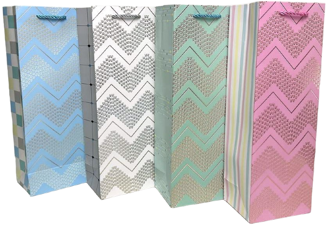 Сумка 12*35*9см Зигзаг из листиков, L3025, микс, 1/12