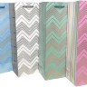 Сумка 12*35*9см Зигзаг из листиков, L3025, микс, 1/12
