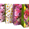 Сумка подарочная Цветы (микс) 14*35*11 157г 1/20