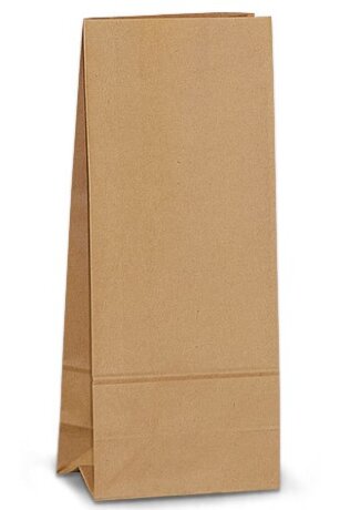 Пакет крафт 14*9,5*30,5см, 10шт., 1/10