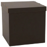 Коробка 60*60*60см для воздушных шаров, чёрная, 1/10