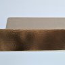 Подложка прямоугольник 35*11см, 2,5мм, золото/крафт, для рулета, 1/10