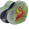 Коробка сердце Фламинго, 11*9,5*5см, микс, 1/10
