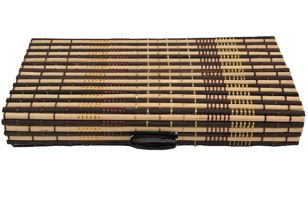 Шкатулка деревянная цветная 15*8*2,5см, микс, 1/10
