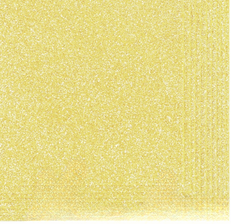 Глиттерный фоамиран 50*50см, 2мм, жёлтый H012, 1/10