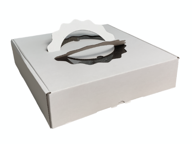 Коробка 30,5*30,5*7,5см Do Box, с ручками, белая, 1/50
