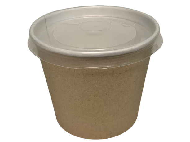 Коробка Round Bowl 400 PP Lid, 10*10*8,5см, 1/30