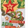 2-46 Двойная открытка 23 февраля, шт.