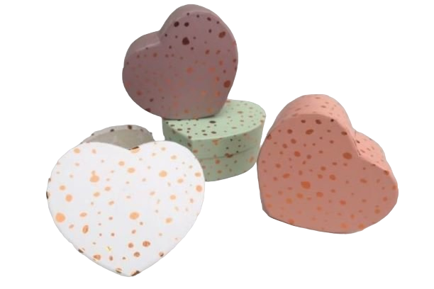 Коробка Сердце Капли 11*9,5*5см, микс, 1/10