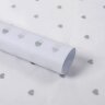 Бумага тишью 50*70см Маленькое сердце, 19г/м², 28 шт., белый/серебристый