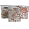 Сумка 12*15*6см Цветы с блёстками, микс, 1/20
