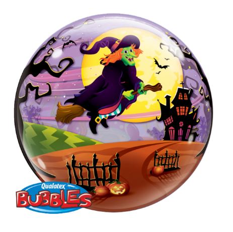 Шар BUBBLE 22" Зелье летающей ведьмы
