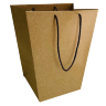 Пакет-трапеция 200*300*350 крафт, 1/10