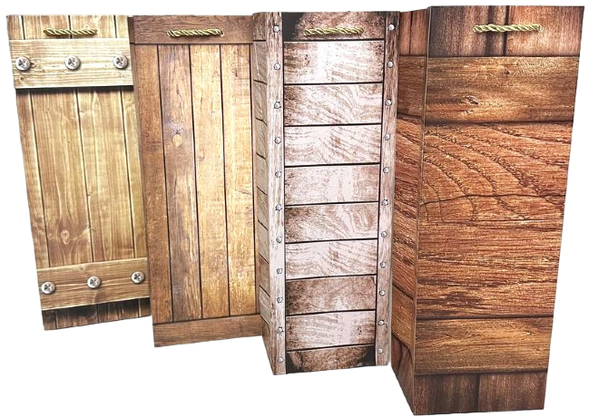 Сумка 12*35*9см Древесина L3024, микс, 1/12