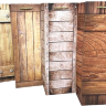 Сумка 12*35*9см Древесина L3024, микс, 1/12