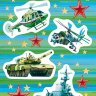0-11 Наклейки Армия России, микс, шт., 1/10