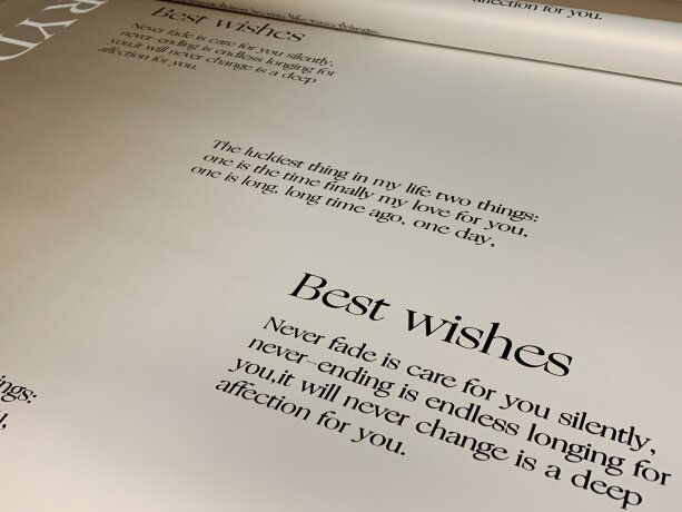 Пленка матовая Best wishes 58см*10м, кофейный