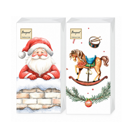 Салфетки 33*33см, 2 слоя,Новогодний сувенир, 20 шт., 1/6