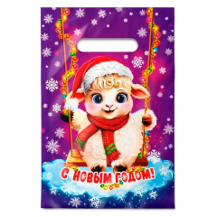 Пакет 20*30см Снежка, ПВД, 30мкм, 1/100
