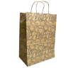 Сумка крафт 26*15*35см ЧАСЫ, крафт 80г, 1/10