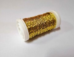 Проволока бульонка 0,3мм, 75г, золото