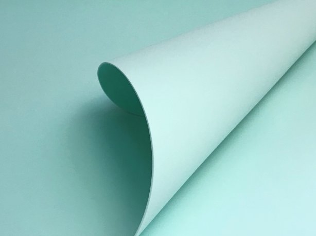 Фоамиран 60*70см Пастель, 1,2мм, Китай, ледяной зелёный, 1/10