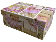 Коробка 26,3*19,3*11,3 см Коллаж с розами