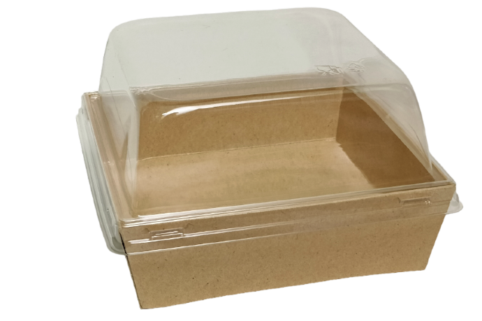 Коробка SmartPack 800, 16,3*16,3*5,6/9см, крафт, 1/50