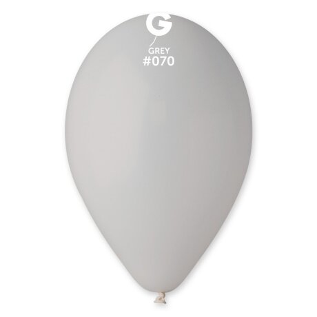 Шар воздушный И 12"/70 Пастель Grey, 100шт, Gemar