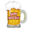 Шар фольгированный Кружка пивная 71см Happy Beer Day