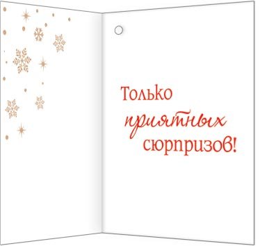 2-70 Двойная подвеска Новогодняя, микс, 20 шт.