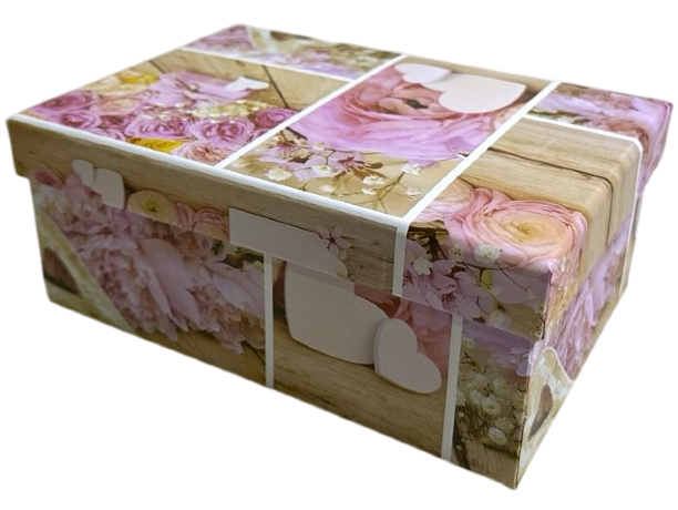 Коробка 32*24,5*14,4 см Коллаж с розами
