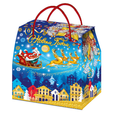 Коробка Город золотой 19*13,5*21,5см, 1,6кг, 1/10