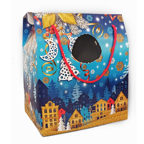 Коробка Город золотой 19*13,5*21,5см, 1,6кг, 1/10