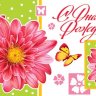 2-16 Конверт д/денег С днём рождения, женские, микс, 10 шт.