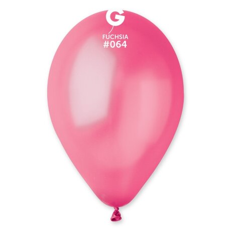Шар воздушный И 12"/64 Металл Fuchsia, 0325, 100шт, Gemar