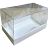 Коробка 21*12*12см под рулет с пластиковой крышкой, 1/25