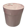 Коробка цилиндр д14см, розовый , 1/10