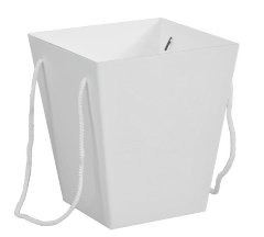 Коробка для цветов 150*220*250 белая, 1/10