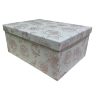 Коробка 28*21*12,3 см, Розы на белом