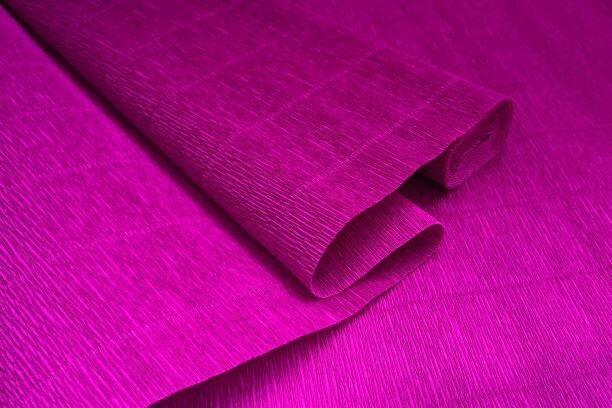Бумага гофрированная 572, марганцовый, К/Р, 180гр. 50*250см